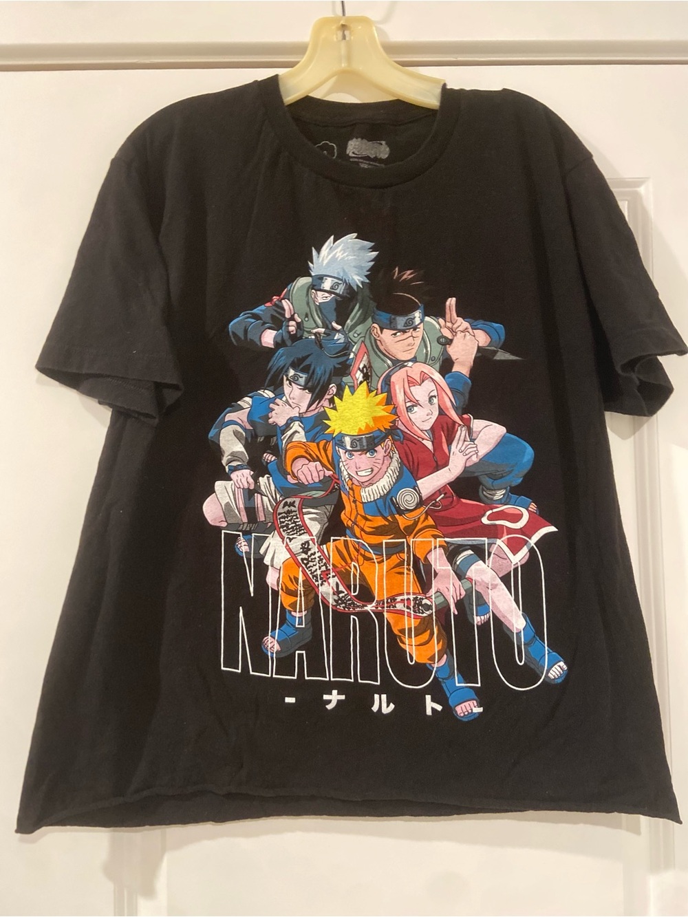 Naruto Graphic Tee Black Large
